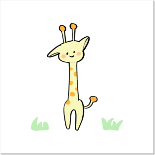 Cute giraffee Posters and Art